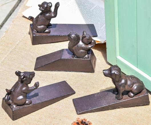 Cast Iron Dog Door Stoppersnull