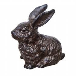 100% Handmade Cast Iron Animal Peter Rabbit Statue for Garden Decor