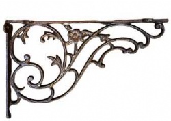 Heavy Duty Cast Iron Shelf Wall Brackets Support Victorian Style Decorative