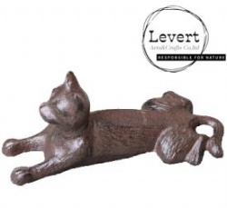 Lying Dog Design Cast Iron Door Stop Wedge