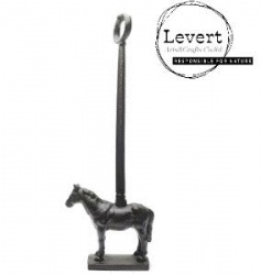 Metal Heavy Horse Door Stopper with Handle