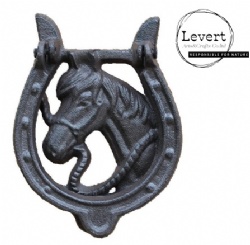 Wall Mount Horse Door Knocker, Antique Cast Iron Door Handle Home Garden Barn Shed Doors Interior Doors